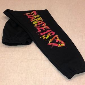 Ladies Black Zumba Sweatpants XS